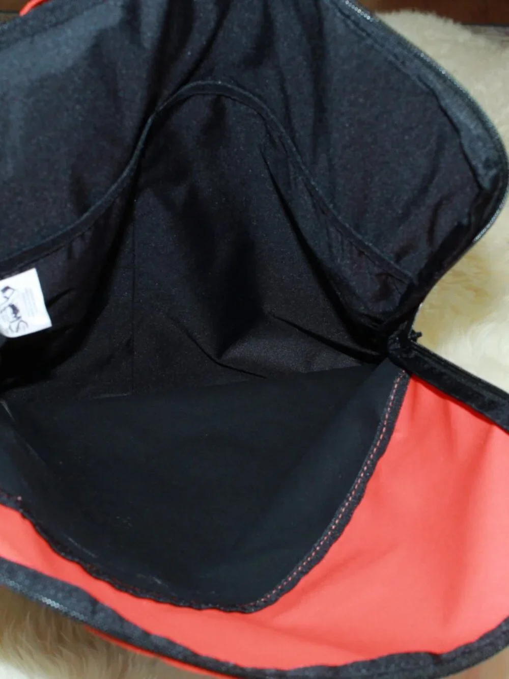 Nike Oregon State Beavers Orange Black Zip Top Polyester Utility Gymbag